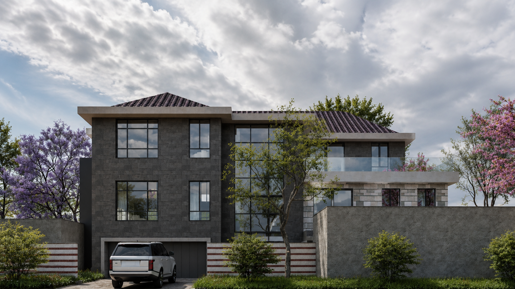 A quiet Residential by a Sunday morning window